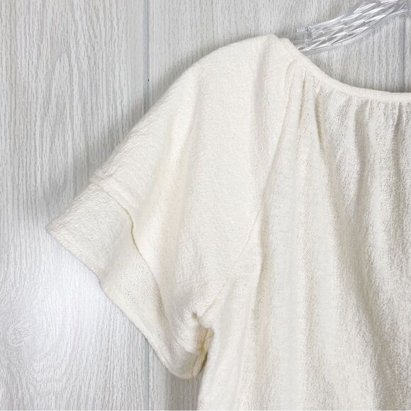 Madewell | Texture & Thread Tiered Sleeve Top Size X Small - Picture 6 of 9